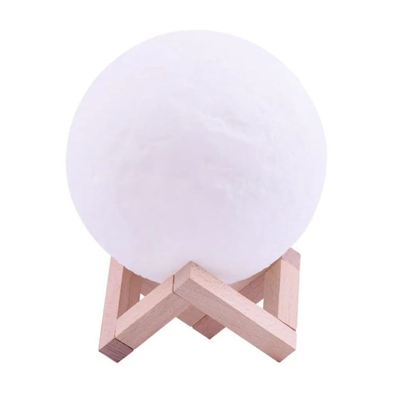 Lampara Luna 7 Colores Touch, Para Mesa O Escritorio, Decorativo-0