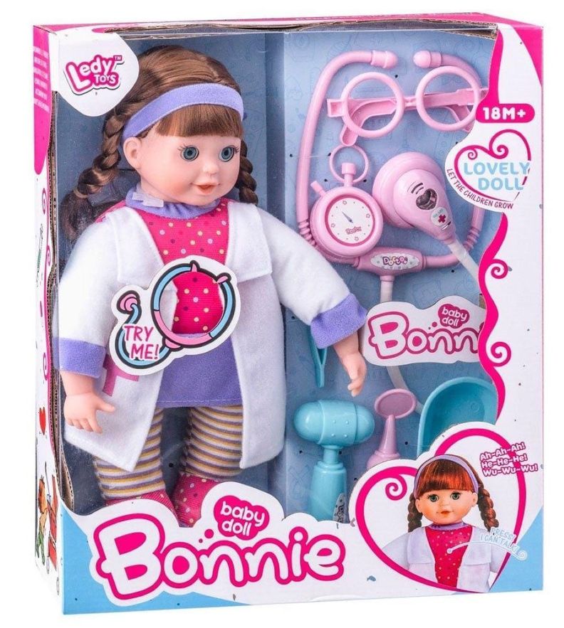 Muñeca Doctora Más Accesorios Baby Doll Bonnie Con Sonido-0