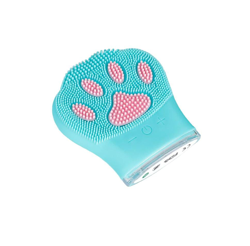 Cepillo De Limpieza Facial De Silicona En Forma Pata De Gato-0