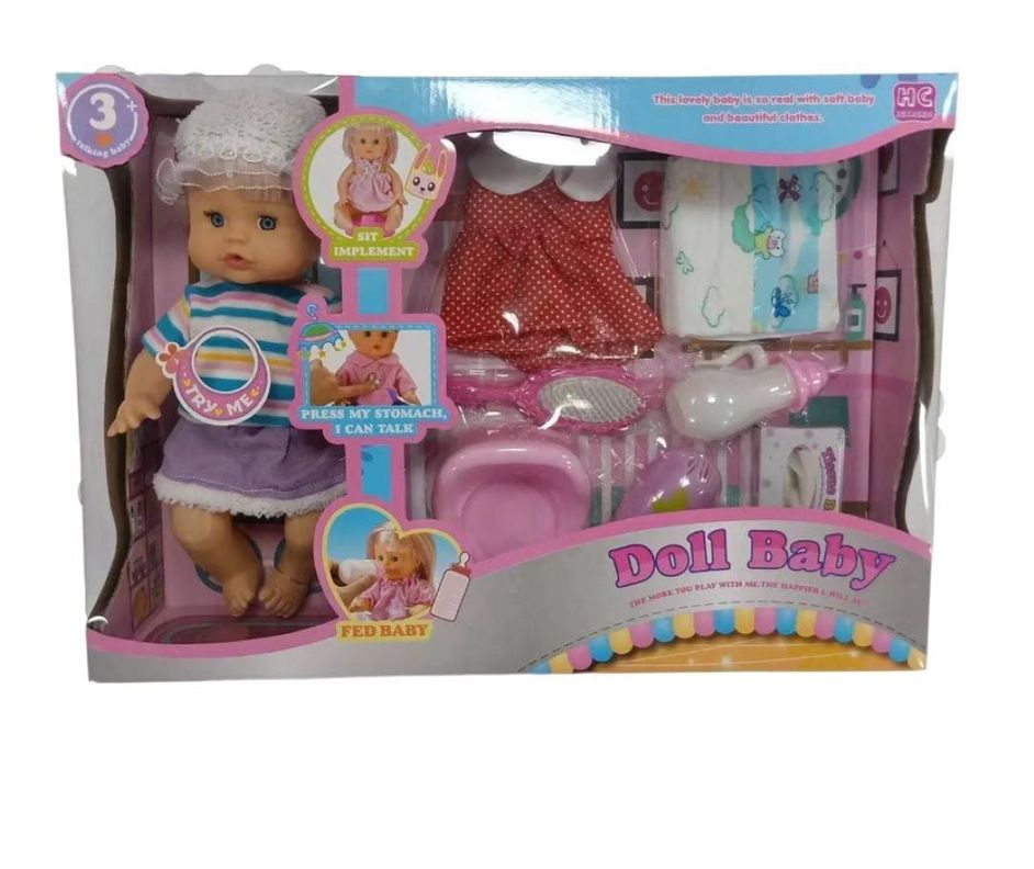 Muñeca Doll Baby Aprendiendo A Ir Al Baño-0