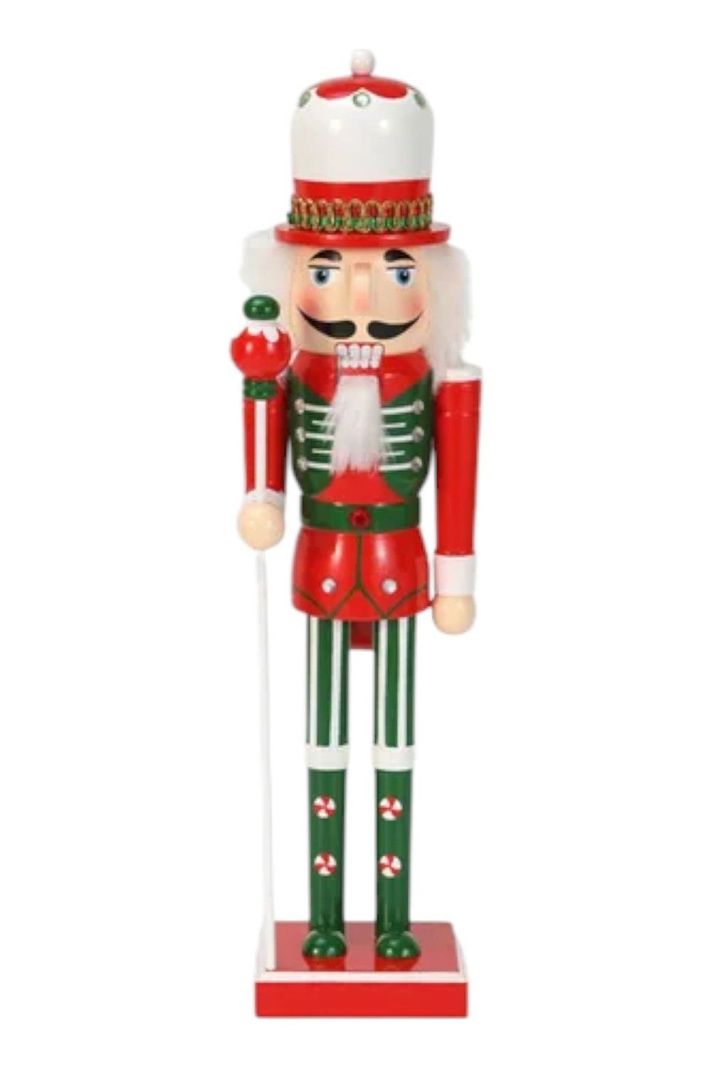 CASCANUECES NAVIDEÑOS DE MADERA MULTICOLOR 50CM 4