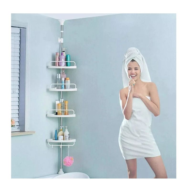 Estante Esquinero Para Baño Regulable-2