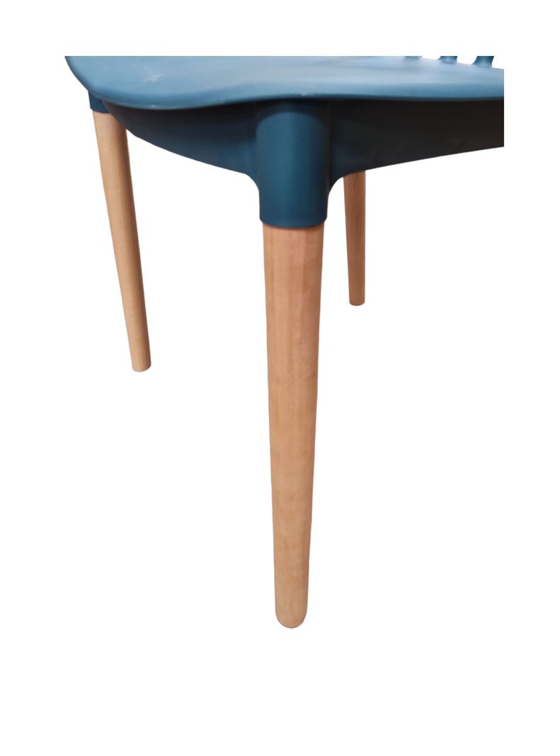 Pack 6 Sillas Windsor Comedor, Terraza, Restaurant- Azul Petroleo-5
