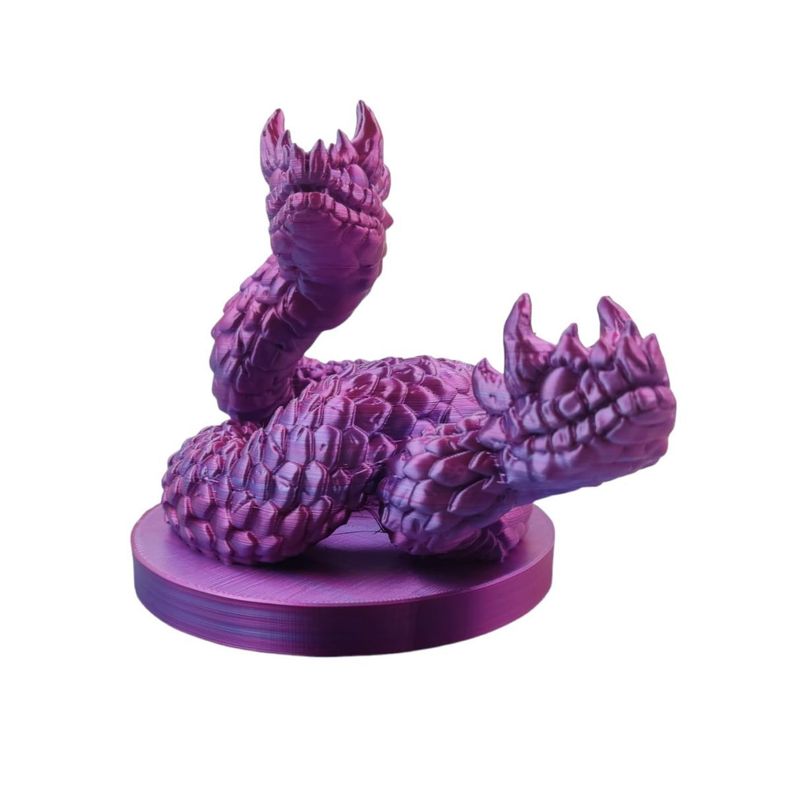 Filamento 3d Pla Seda Doble Color Tronxy De 1.75mm Y 1kg-  ROSE RED/LIGHT BLUE-2