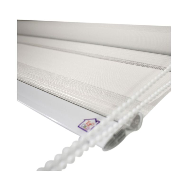Cortina Roller Zebra 180x240cm Beige Crudo,-1