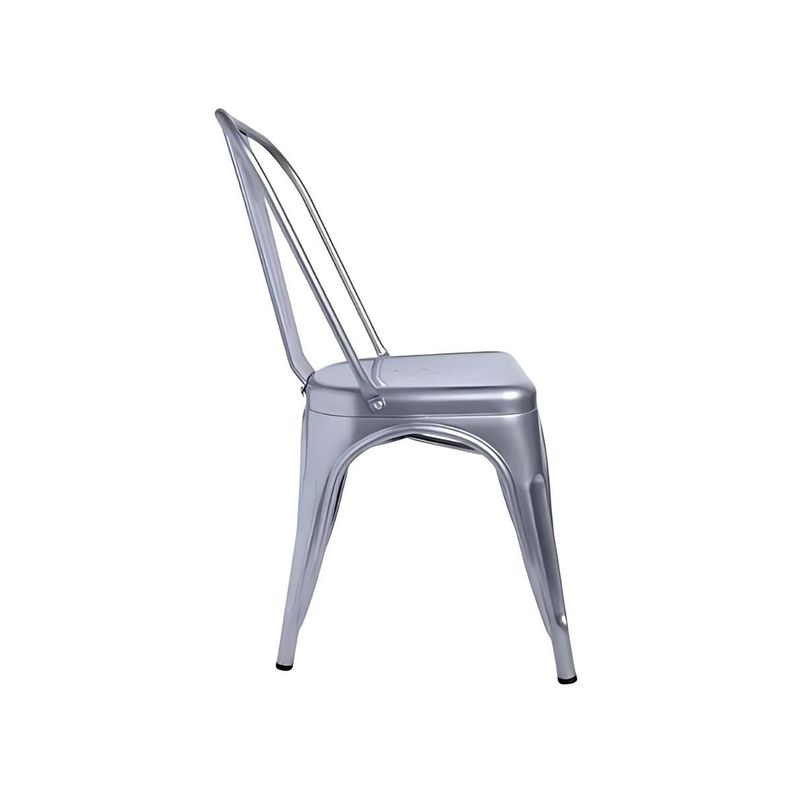 Pack 4 Sillas Tolix Color Gris, Comedor, Evento, Restaurant-1