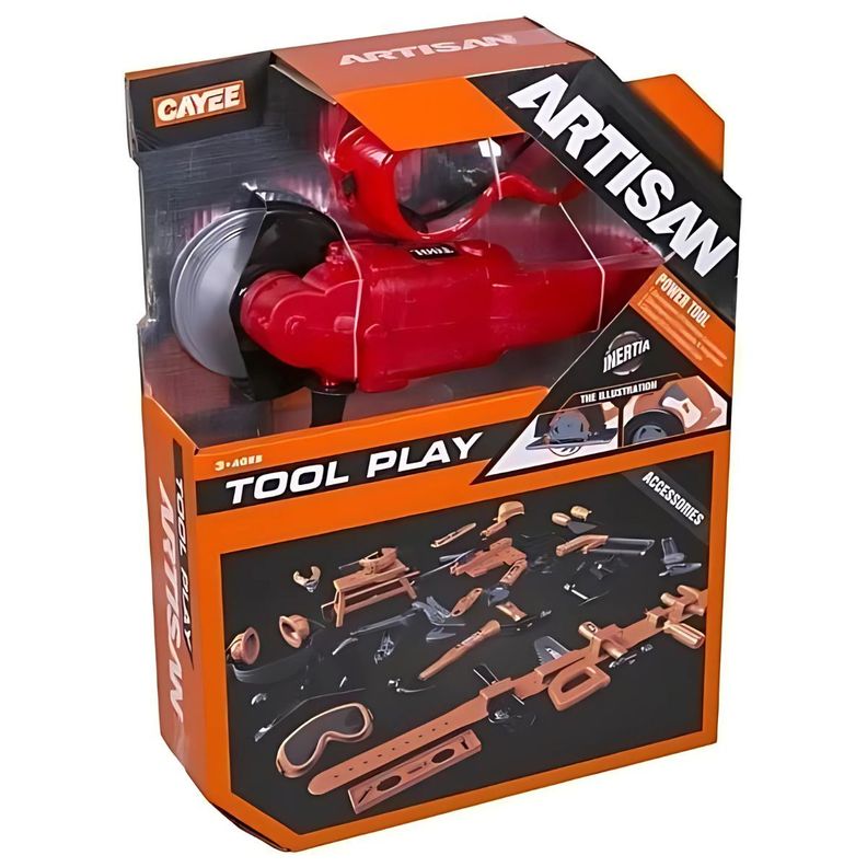 Set Juego De Herramientas Portatil Esmeril,  Niños 23 Piezas-1