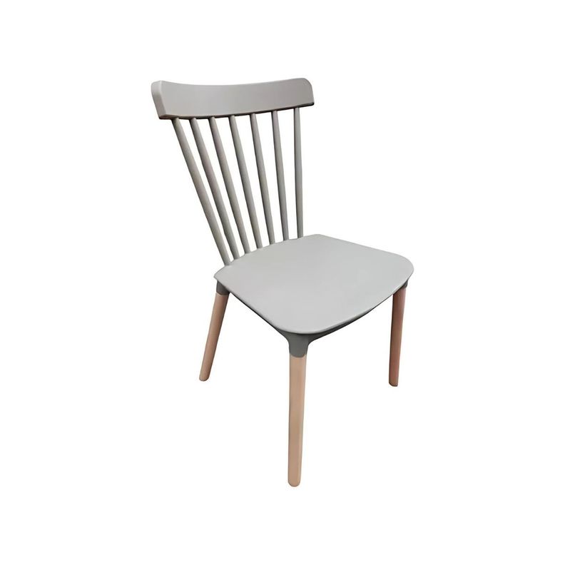 Pack 6 Sillas Windsor Comedor, Terraza, Restaurant-Gris Claro-0