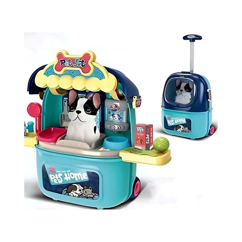 Maleta Set Salon De Belleza Para Mascota, Juego Rol, Niños-2
