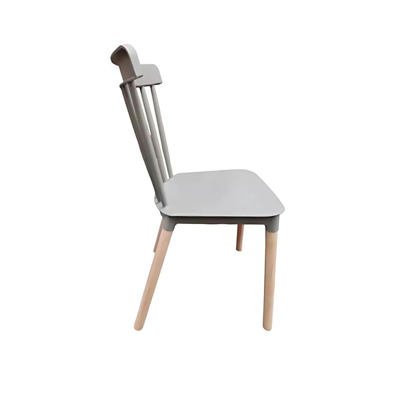 Pack 4 Sillas Windsor Comedor, Terraza, Restaurant-  Gris Claro-2