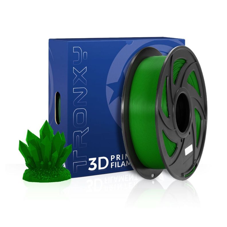 Filamento 3d Pla + Tronxy De 1.75mm Y 1kg- VERDE-0