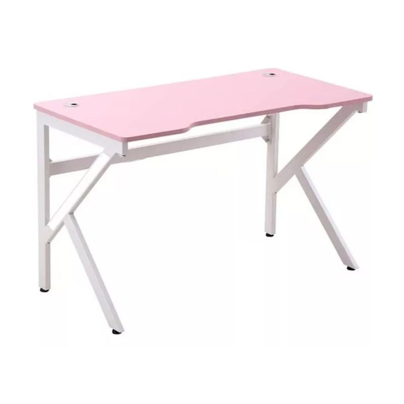 Escritorio Gamer Profesional Modelo K - Rosado-0