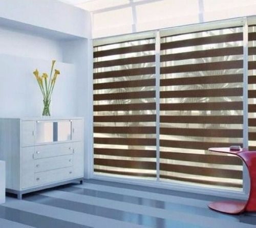 Cortina Roller Zebra 240x240cm Color Café,-1