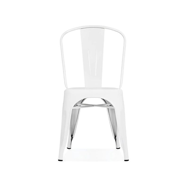 Pack 4 Sillas Tolix Color Blanco Mate, Comedor, Restorant-2