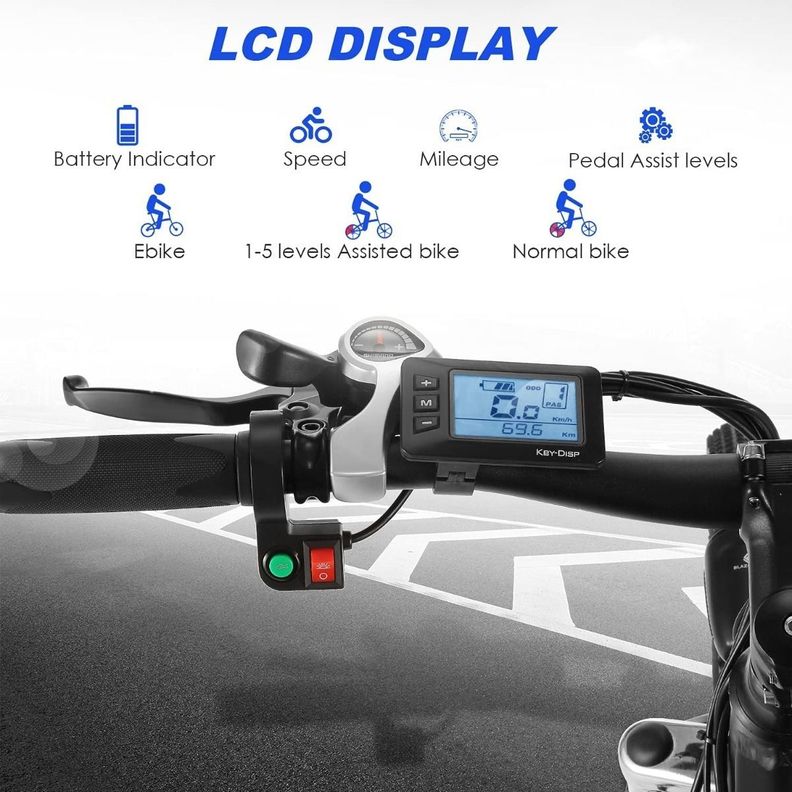 Bicicleta Electrica Mod Urban, Motor 350w, Bateria 2600 Mah-1