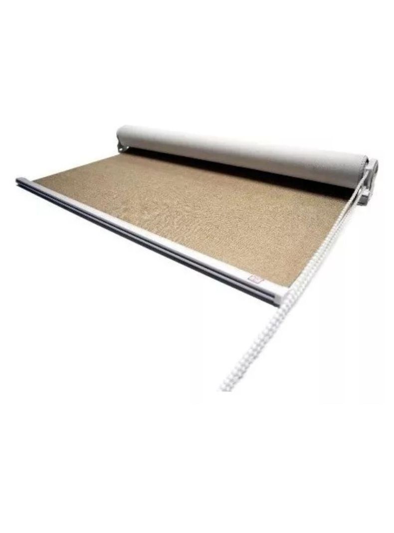 Cortina Roller Blackout Textura 220x240cm - Café