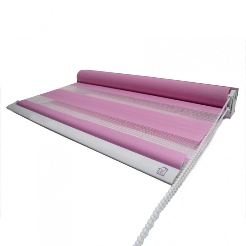 Cortina Roller Zebra 160x240cm - Rosado-0