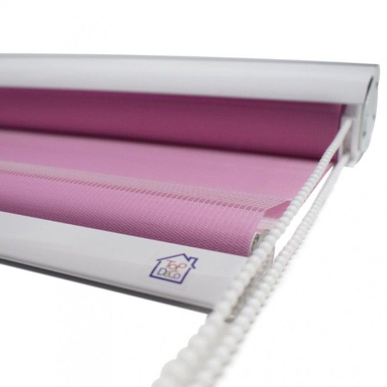 Cortina Roller Zebra 160x240cm - Rosado-1