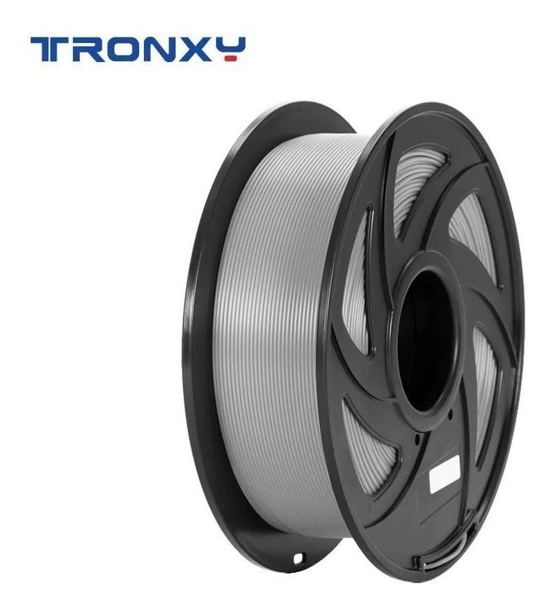 Filamento 3d Pla Tronxy De 1.75mm Y 1kg Plata-1