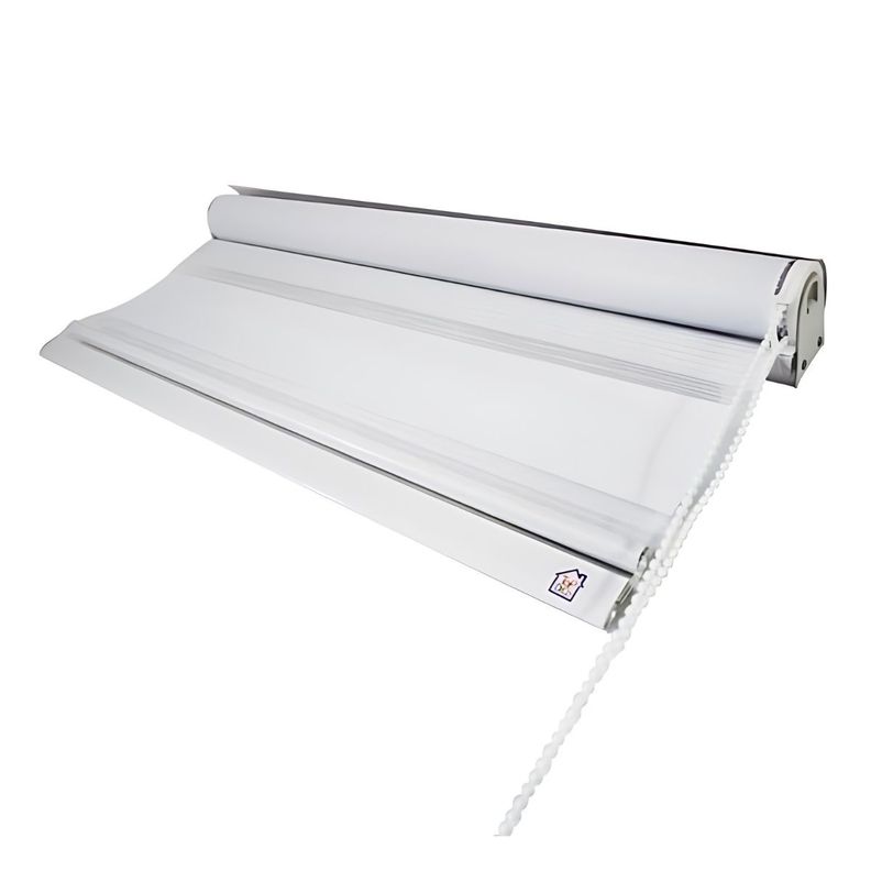 Cortina Roller Zebra Blackout 160x240cm - Blanco-0