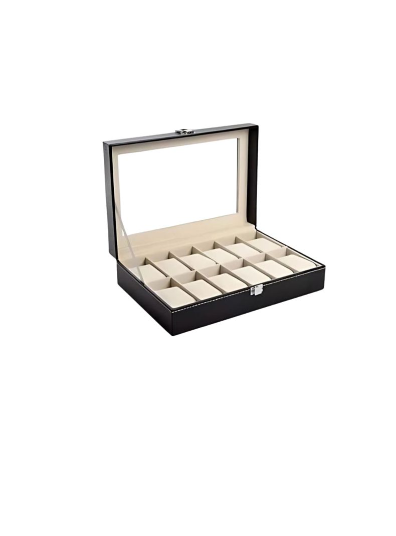 Organizador De Relojes Para 12 Unidades, Regalo, Hombre,-0