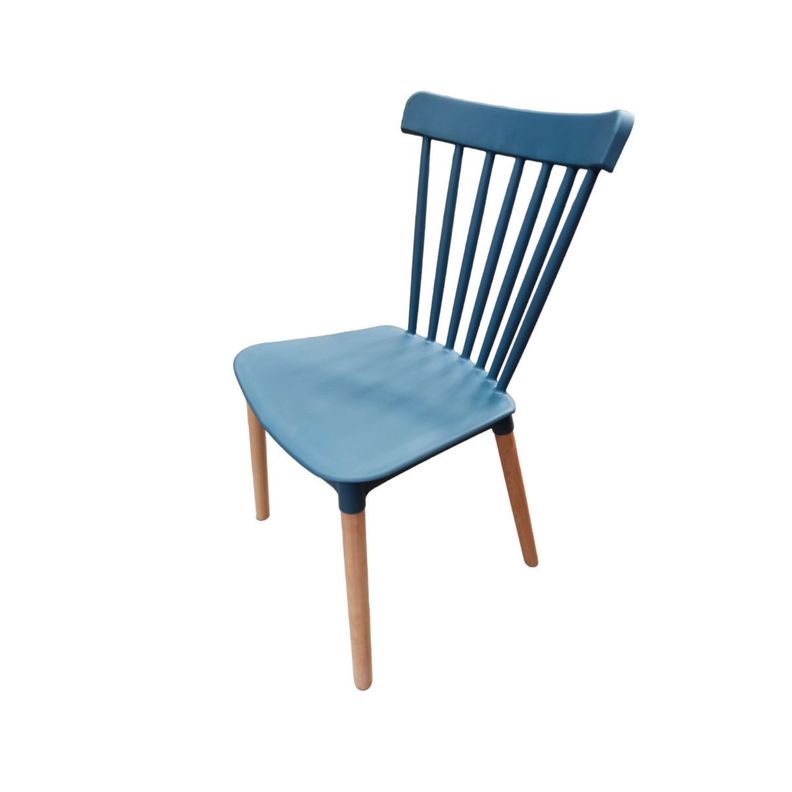 Pack 4 Sillas Windsor Comedor, Terraza, Restaurant-Azul Petroleo-0