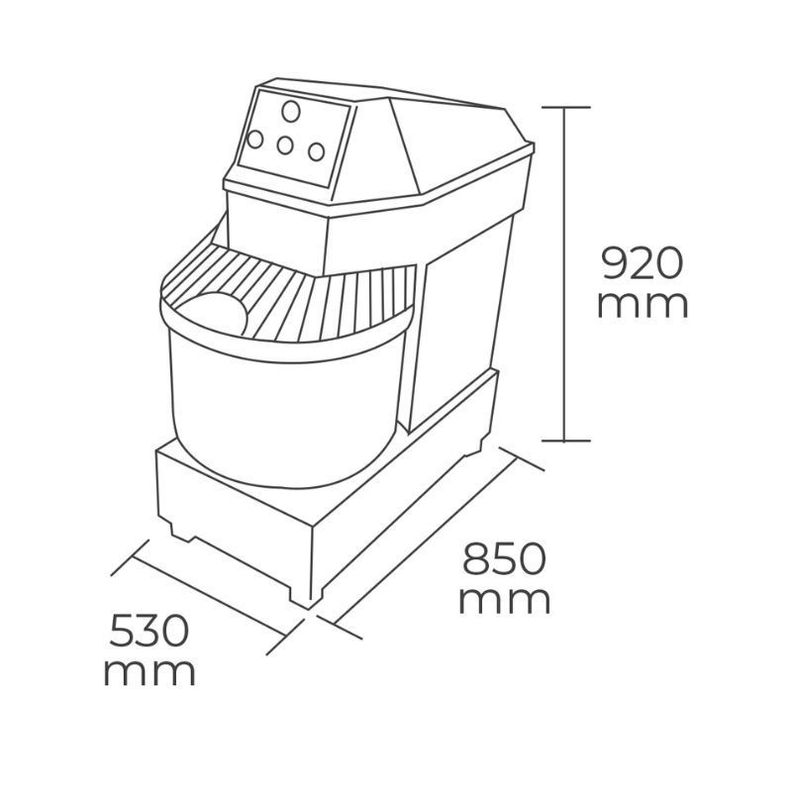 Amasadora 8 kilos