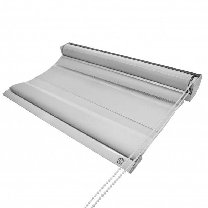 Cortina Roller Zebra 150x240cm - Blanco-1