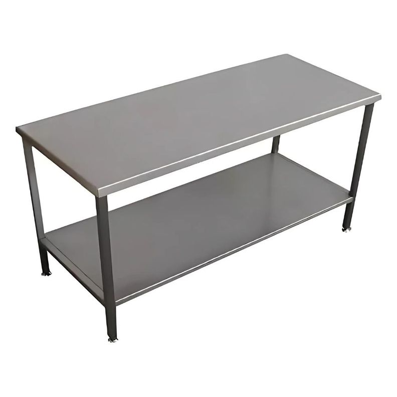 Mesón Central Acero Inox 150cm Negocio, BOZZO-1