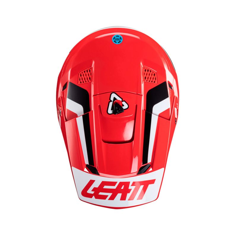 Kit Leatt Casco Con Antiparra Moto 3.5 V24 Rojo XL-3
