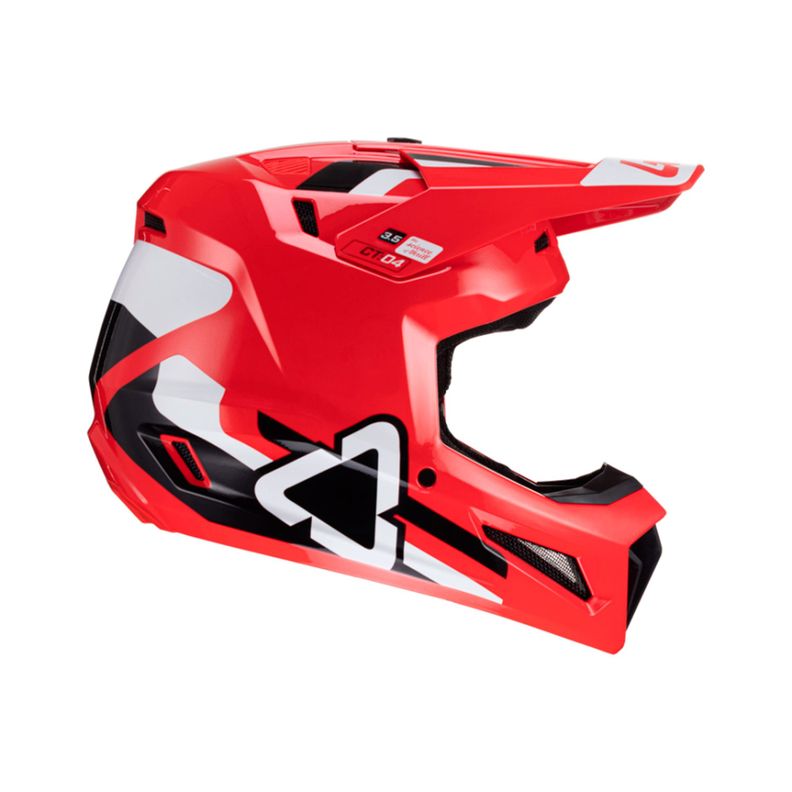 Kit Leatt Casco Con Antiparra Moto 3.5 V24 Rojo XL-6