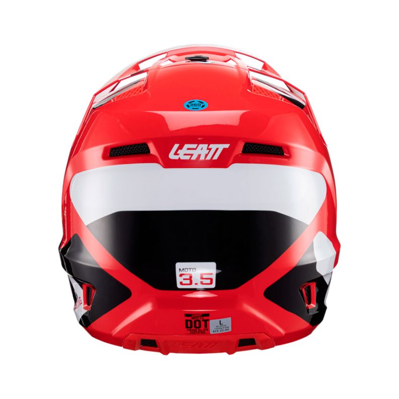 Kit Leatt Casco Con Antiparra Moto 3.5 V24 Rojo XL-7