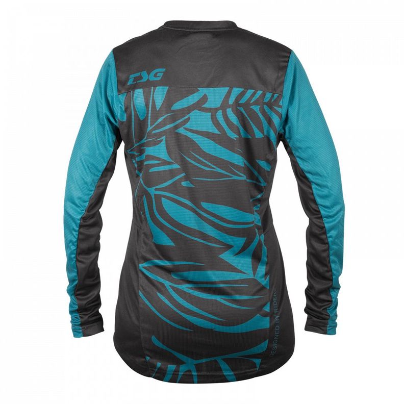 Jersey TSG Manga Larga Mujer Floral Ocean Depths Negro-1