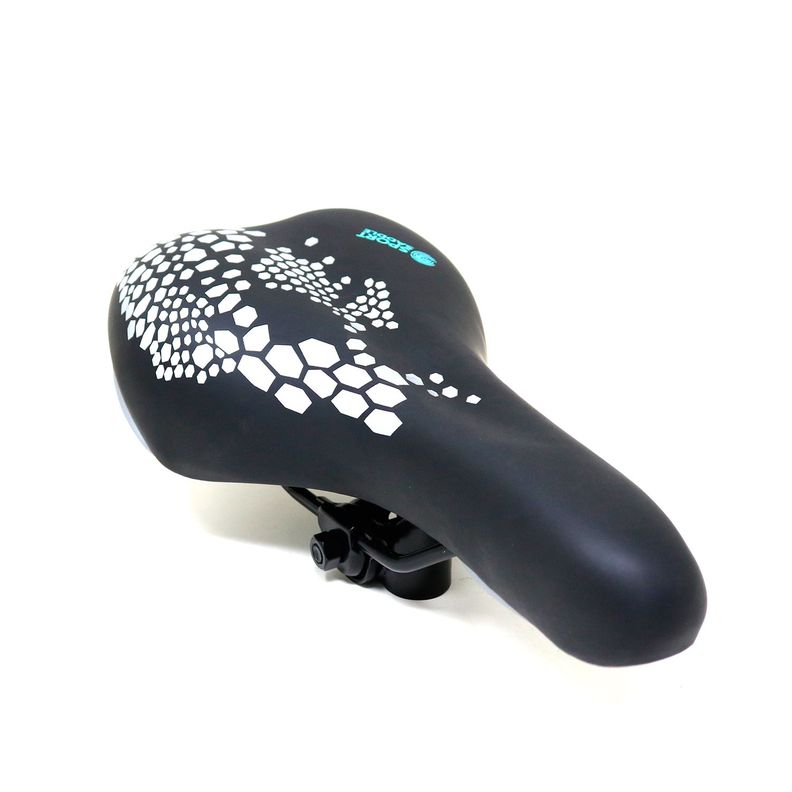 Asiento Radical Mountain MTB N744 Hexagonos Negro Plata