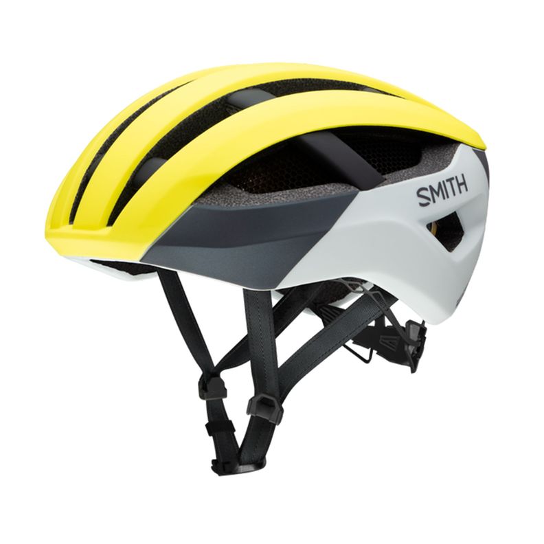 Casco Smith Network Mips Matte Neon Amarillo L-0