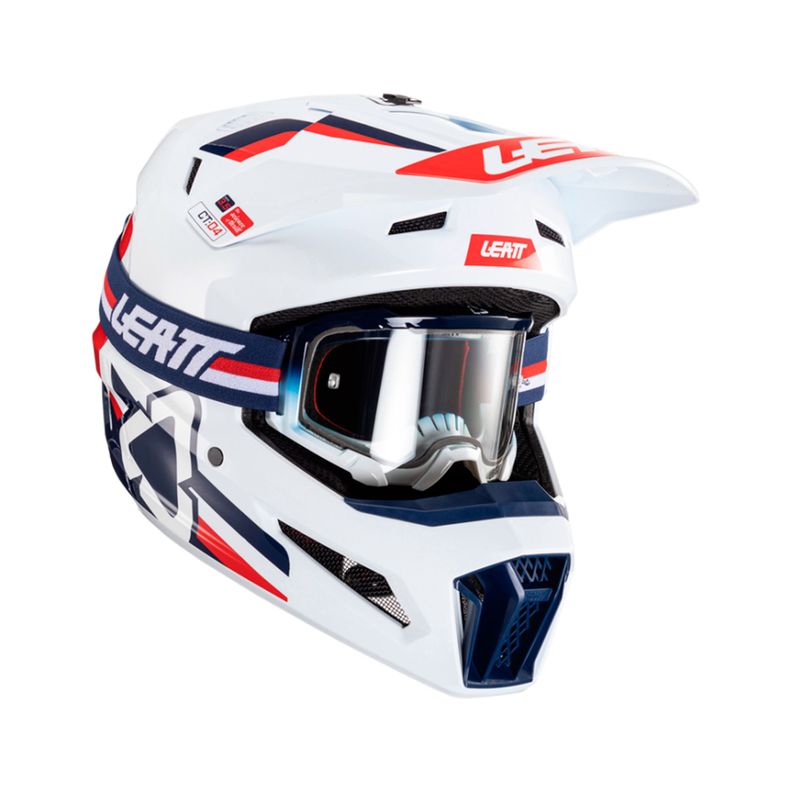 Kit Leatt Casco Con Antiparra Moto 3.5 V24 Royal M-5