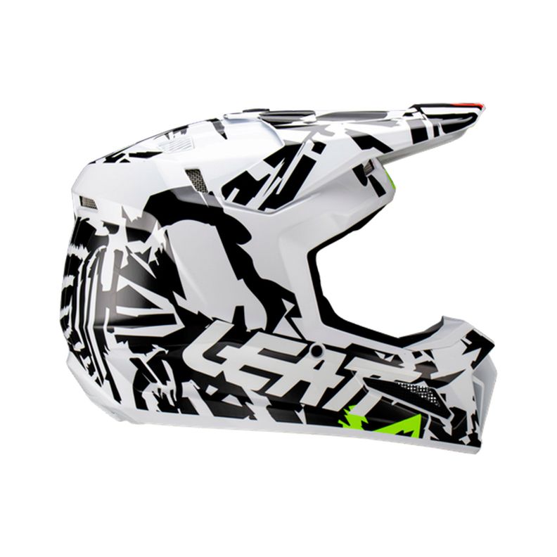 Kit Leatt Casco Con Antiparra Moto 3.5 V23 Zebra L-1
