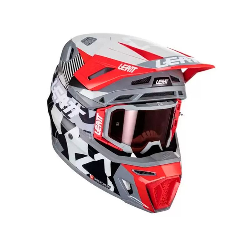 Kit Leatt Casco Con Antiparra Moto 8.5 V24 Forge S-0
