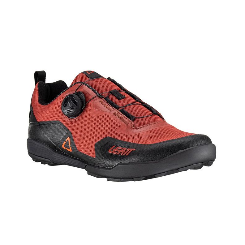 Zapatilla Leatt 6.0 Fijación Ciclismo Deportivo Trail Rojo-4