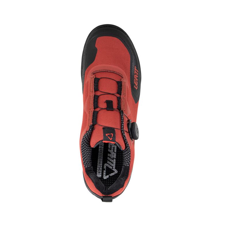 Zapatilla Leatt 6.0 Fijación Ciclismo Deportivo Trail Rojo-6