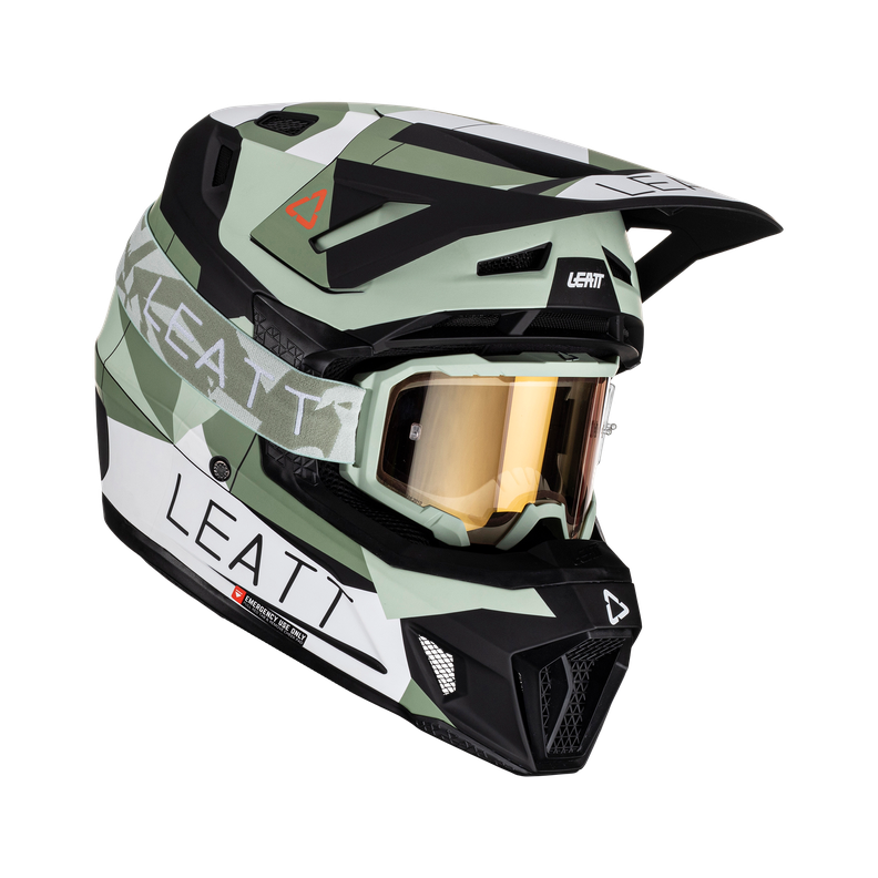 Kit Leatt Casco Con Antiparra Moto 7.5 V23 Cactus S-0