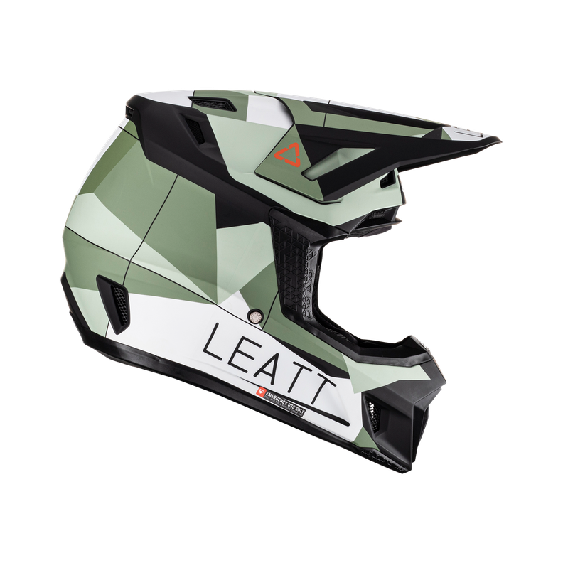 Kit Leatt Casco Con Antiparra Moto 7.5 V23 Cactus S-1