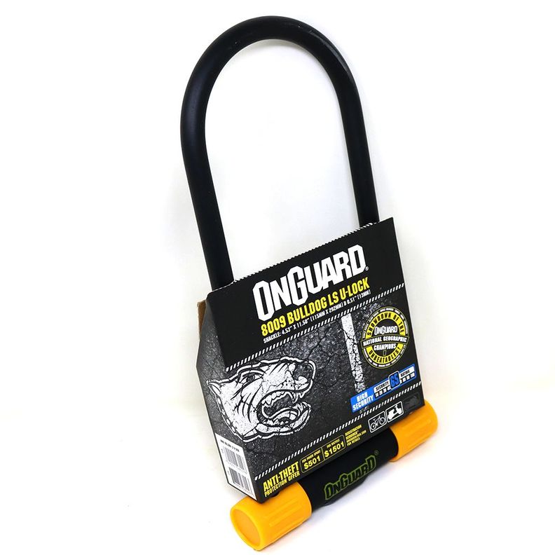 Candado OnGuard Llave U-Lock Bulldog LS 115X292mm-3