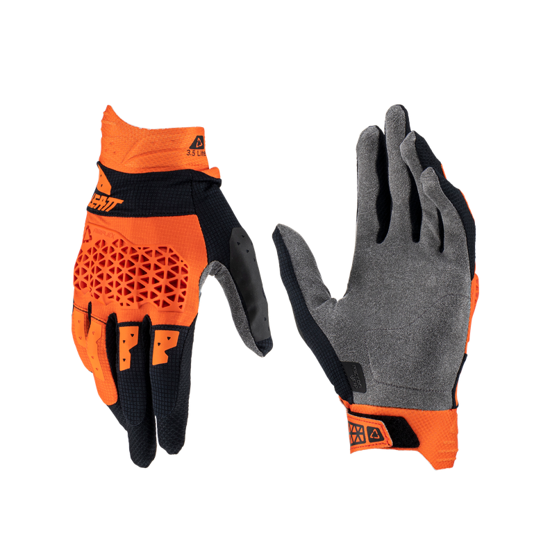 Guantes Leatt Bicicleta y Moto Lite 3.5 Naranjo XL US11-0