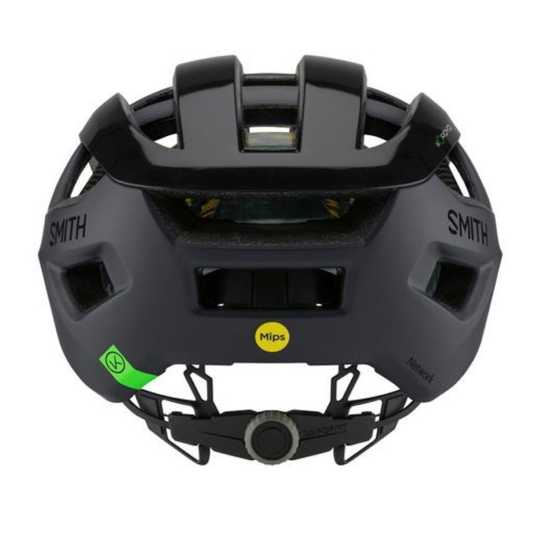 Casco Smith Network Matte Negro Cemento S-2