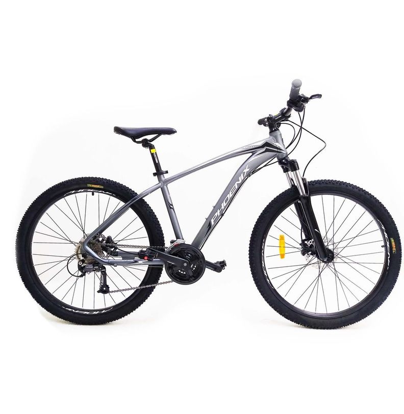 Bicicleta Phoenix 27.5 MTB 27 Velocidades Negro/Gris-0