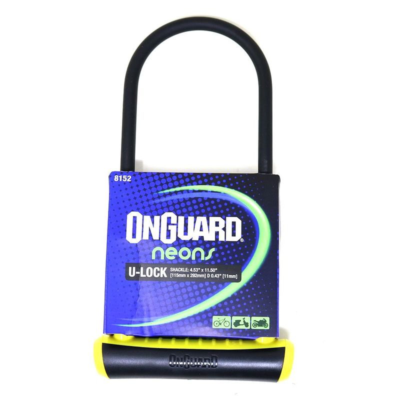 Candado OnGuard Llave U-Lock NS LS 115X292mm-4
