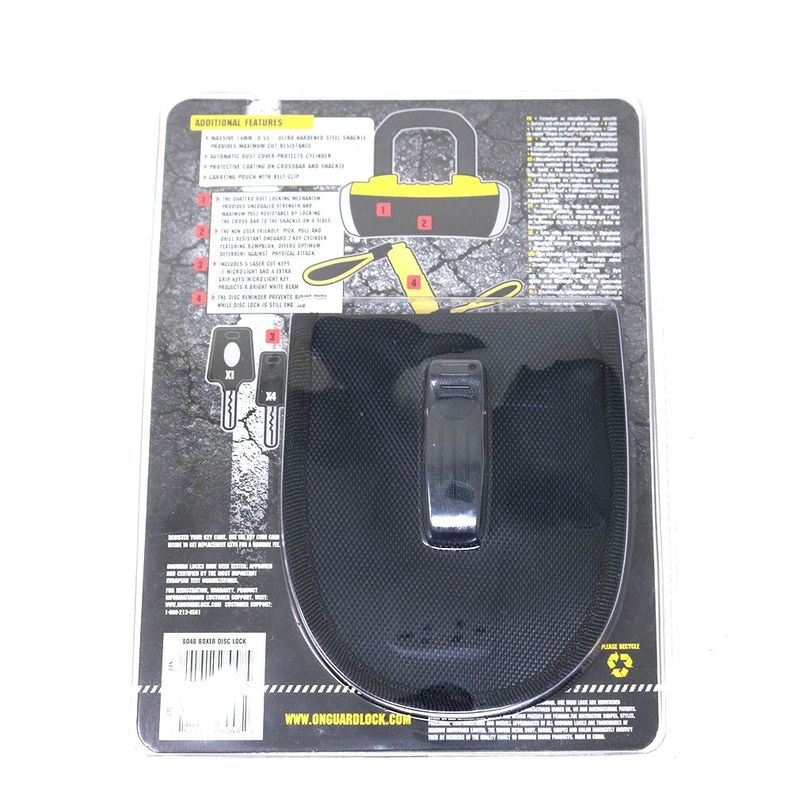 Candado OnGuard Moto Boxer 55X55mm-2