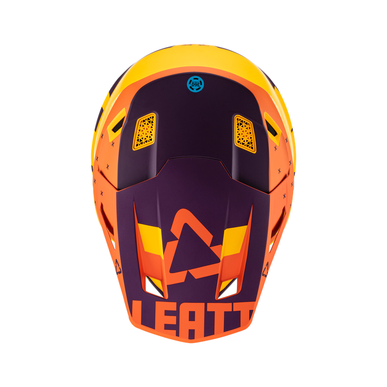 Kit Leatt Casco Con Antiparra Moto 7.5 V23 Indigo L-3