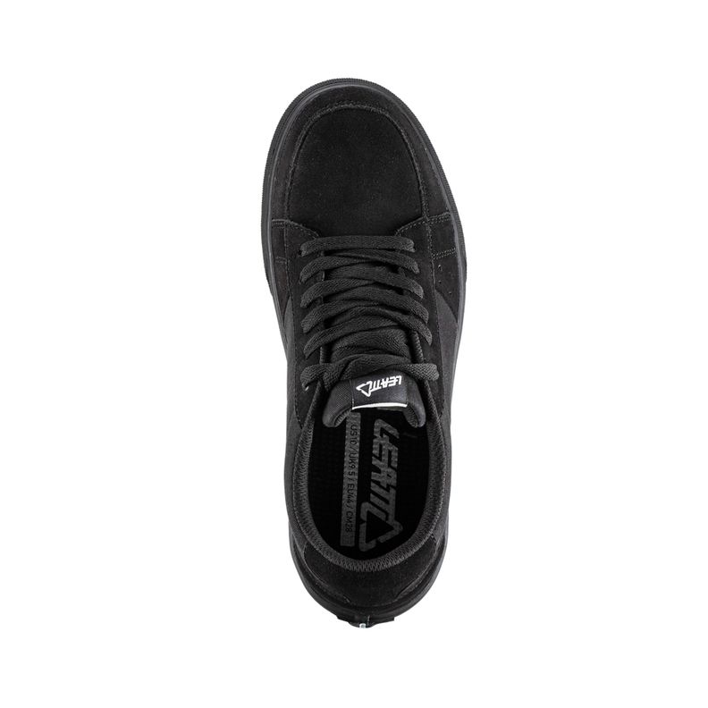 Zapatilla Leatt 1.0 Plataforma Ciclismo Casual Urbano Negro-2